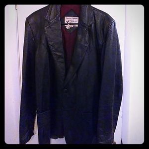 Vintage authentic mens leather jacket